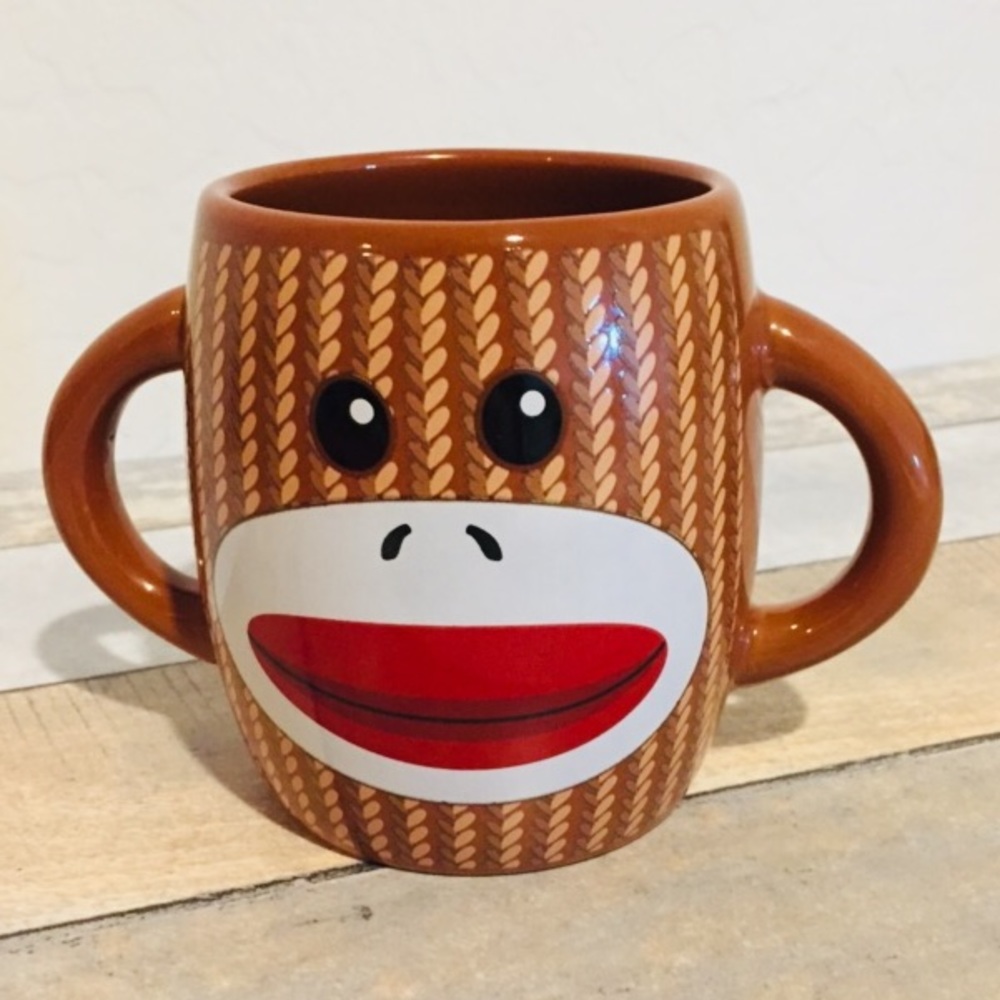 Sock Monkey Mug 16oz - Picture 3 of 8